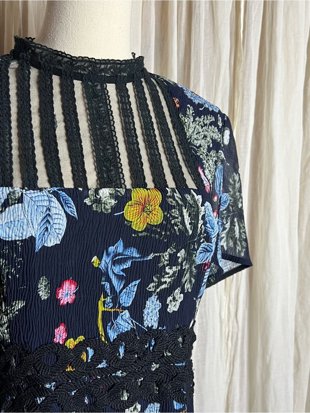 Anthropologie Foxiedox Juniper Floral Mini Dress - Picture 3 of 6
